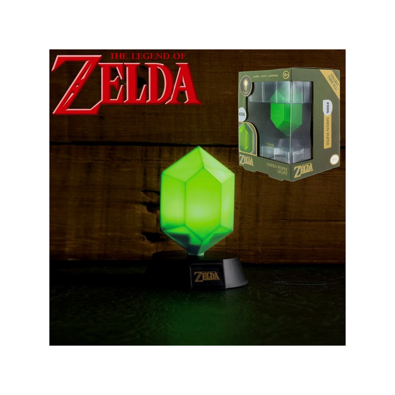 THE LEGEND OF ZELDA Mini Lampe Green Rupee Paladone THE LEGEND OF ZELDA Mini Lampe Green Rupee Paladone