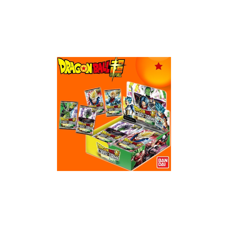 DRAGON BALL SUPER Card Game série 2 Union Force Display de 24 Boosters Bandai DRAGON BALL SUPER Card Game série 2 Union Force Display de 24 Boosters Bandai