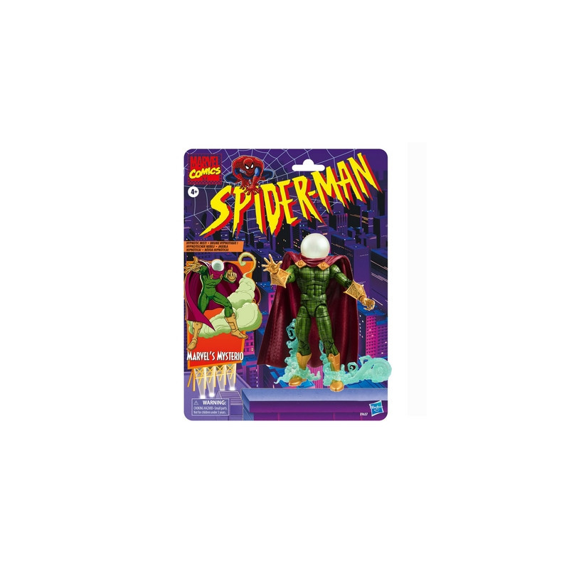 SPIDER-MAN Animated Figurine Mysterio Marvel Retro Collection Hasbro SPIDER-MAN Animated Figurine Mysterio Marvel Retro Collection Hasbro