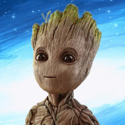 LES GARDIENS DE LA GALAXIE II figurine Groot Life-Size Masterpiece Hot Toys