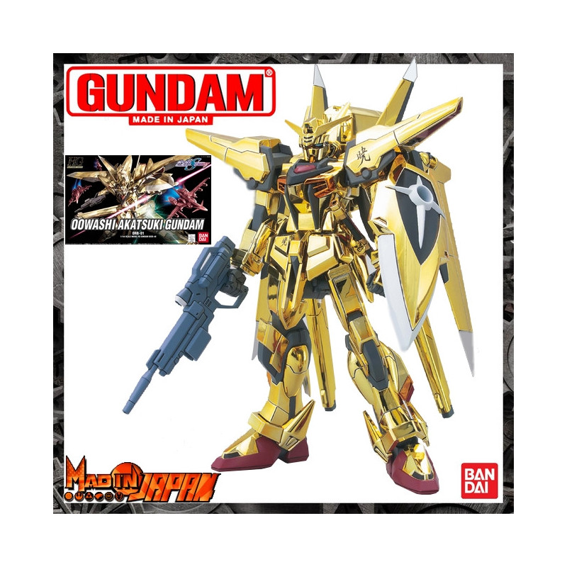 Bandai Gundam Owashi Akatsuki GUNPLA - Modellino HG High Grade 1/144 Da Costruire - 4