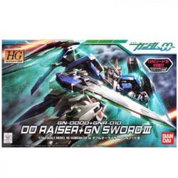 GUNDAM High Grade 00 Raiser + GN Sword III Bandai Gunpla