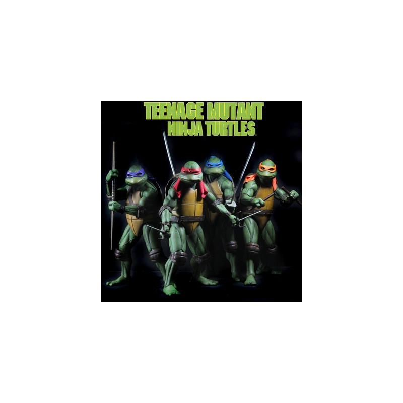 TORTUES NINJA Pack 4 figurines 14 1990 Movie Version Neca TORTUES NINJA Pack 4 figurines 14 1990 Movie Version Neca