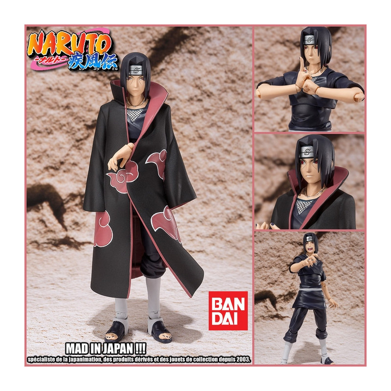 NARUTO figurine Itachi Uchiwa SH Figuarts Bandai Tamashii Exclusive