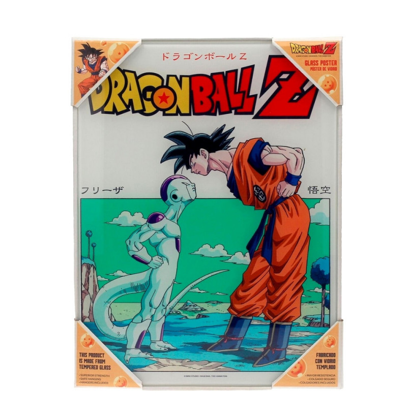 DRAGON BALL Z Poster en verre Freezer vs Goku SD Toys DRAGON BALL Z Poster en verre Freezer vs Goku SD Toys