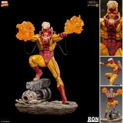  MARVEL COMICS Statue Pyro BDS Art Scale Iron Studios