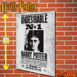  HARRY POTTER Poster sur bois Undesirable N°1 Pyramid