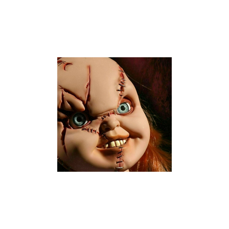 CHUCKY Figurine Parlante Chucky Bag Guy Scar Mezco toyz CHUCKY Figurine Parlante Chucky Bag Guy Scar Mezco toyz