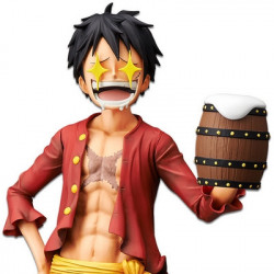 ONE PIECE Figurine Luffy Grandista Nero Banpresto