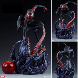  SPIDER-MAN Statue Spiderman Premium Format Miles Morales Sideshow