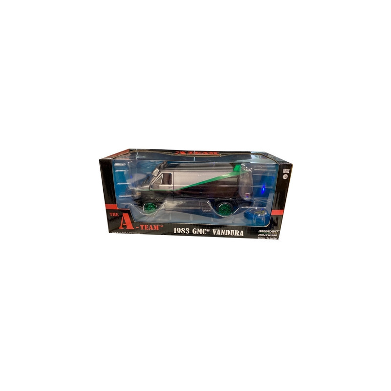 A-TEAM GMC Vandura 1983 124ème Greenlight Chase Version A-TEAM GMC Vandura 1983 124ème Greenlight Chase Version