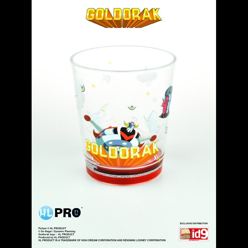 GOLDORAK Verre Plastique Red Goldorak Soucoupe HL PRO GOLDORAK Verre Plastique Red Goldorak Soucoupe HL PRO