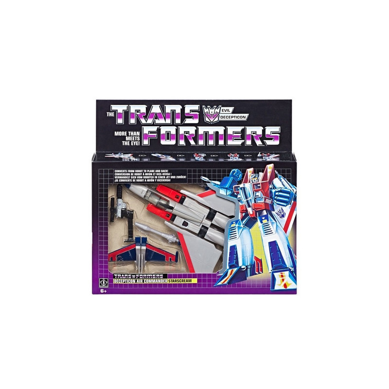 TRANSFORMERS Starscream G1 Vintage Collection Hasbro