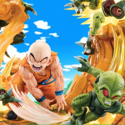 DRAGON BALL Z Statue HQS Krilin vs les redoutables Saibaimen Tsume Art