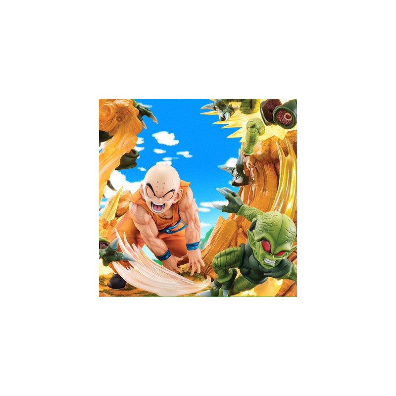 DRAGON BALL Z Statue HQS Krilin vs les redoutables Saibaimen Tsume Art DRAGON BALL Z Statue HQS Krilin vs les redoutables Saibaimen Tsume Art