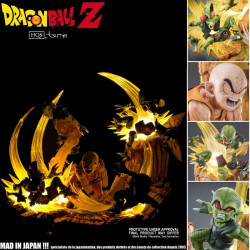  DRAGON BALL Z Statue HQS Krilin vs les redoutables Saibaimen Tsume Art
