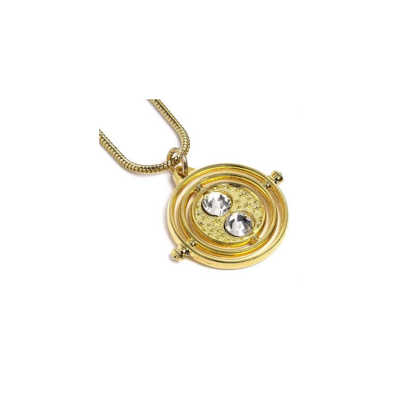 HARRY POTTER Pendentif & Collier Retourneur de temps Plaqué or HARRY POTTER Pendentif & Collier Retourneur de temps Plaqué or