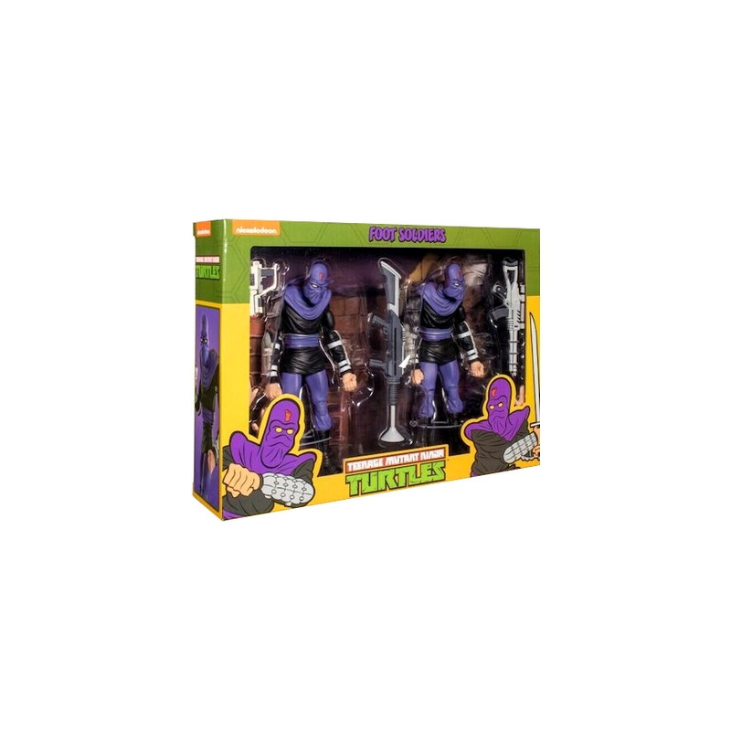 TORTUES NINJA Pack Figurines Foot Soldier Army Builder Neca TORTUES NINJA Pack Figurines Foot Soldier Army Builder Neca