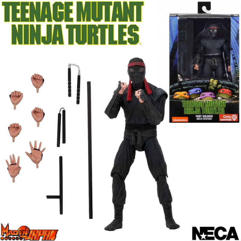 TORTUES NINJA Figurine Foot Soldier Melee 1990 Movie Version Neca