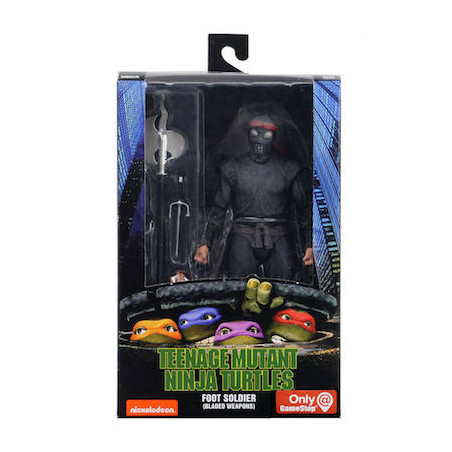 TORTUES NINJA Figurine Foot Soldier Bladed 1990 Movie Version Neca