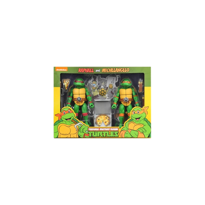 TORTUES NINJA Pack Figurines Michelangelo & Raphael Neca TORTUES NINJA Pack Figurines Michelangelo & Raphael Neca