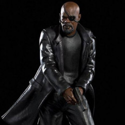 SPIDER-MAN FAR FROM HOME Statue Nick Fury BDS Art Scale Deluxe Iron Studios