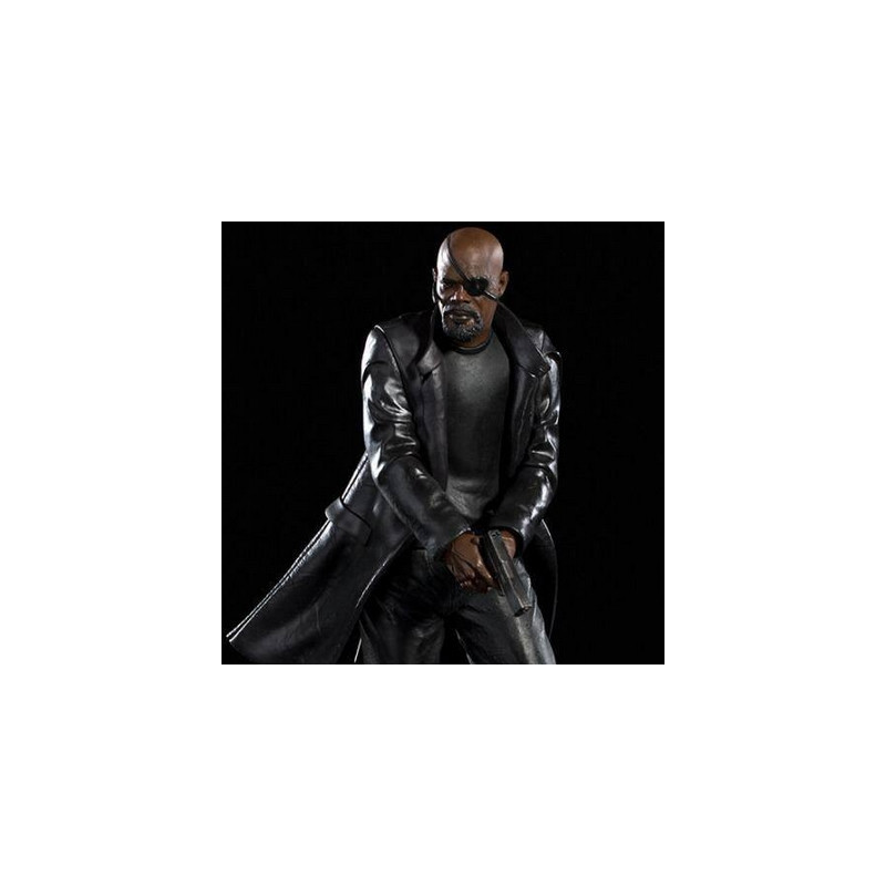 SPIDER-MAN FAR FROM HOME Statue Nick Fury BDS Art Scale Deluxe Iron Studios