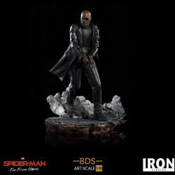  SPIDER-MAN FAR FROM HOME Statue Nick Fury BDS Art Scale Deluxe Iron Studios