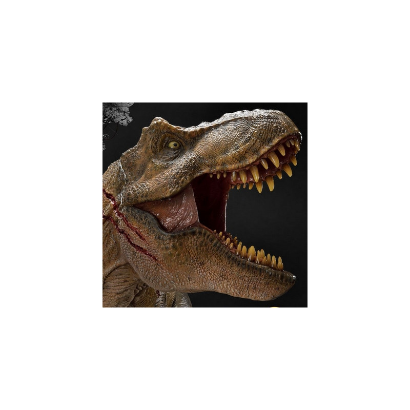 JURASSIC PARK Diorama T-Rex vs Velociraptors in the Rotunda Prime 1