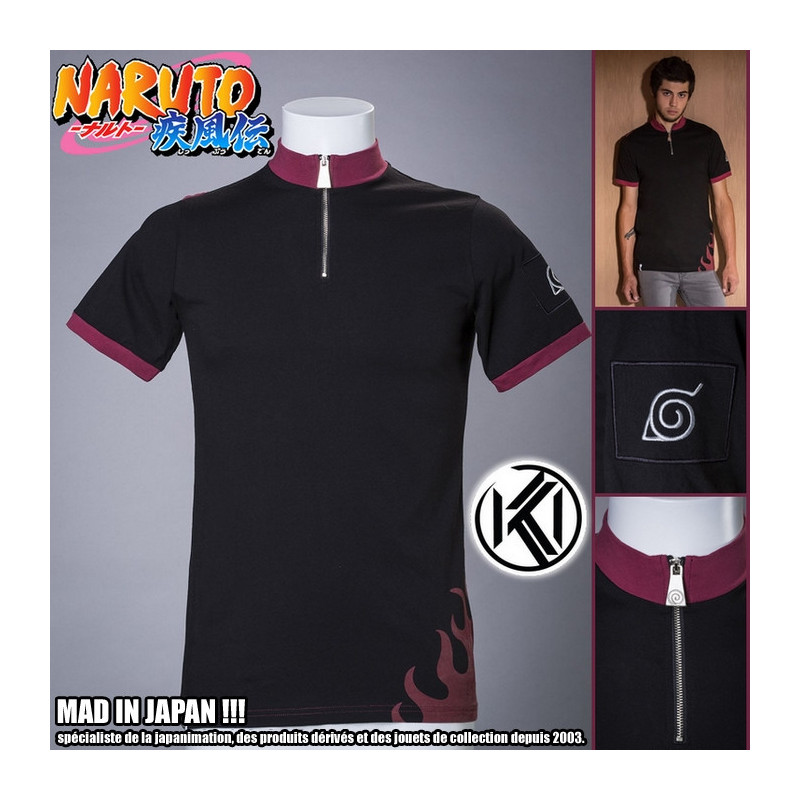 NARUTO T-Shirt Naruto Black Iki by Tsume homme