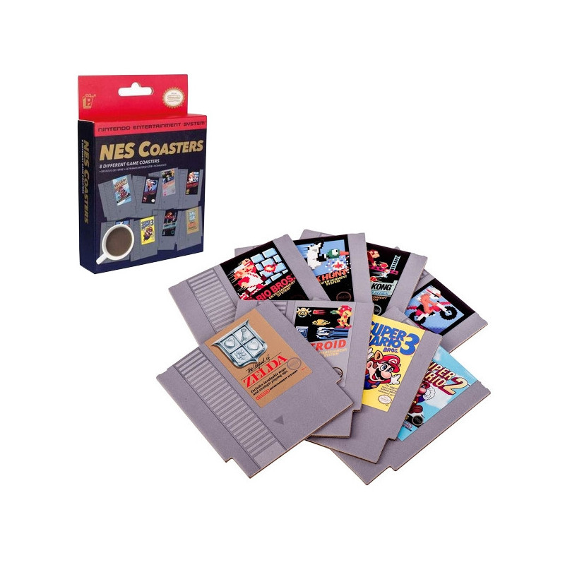 Sous Verres Cartouche NES Paladone Nintendo Sous Verres Cartouche NES Paladone Nintendo