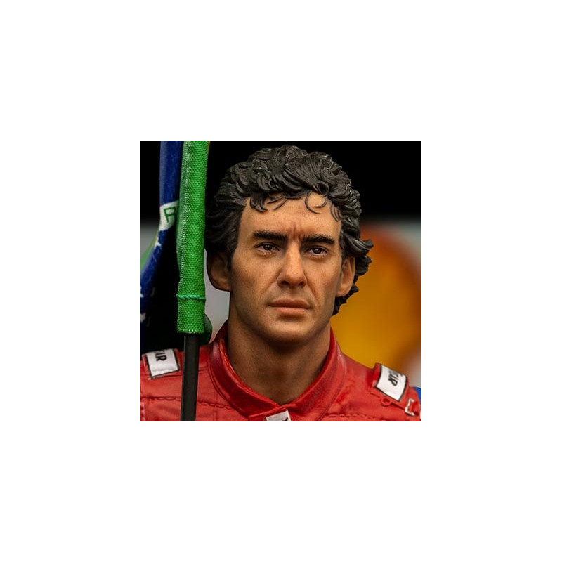 F1 Statue Ayrton Senna GP Brazil 1991 Art Scale Iron Studios F1 Statue Ayrton Senna GP Brazil 1991 Art Scale Iron Studios