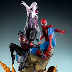 SPIDER-MAN Statue Spider-Verse Trio Queen Studios