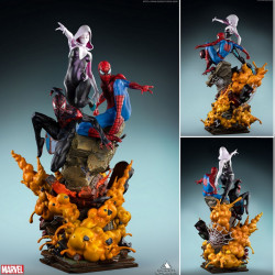  SPIDER-MAN Statue Spider-Verse Trio Queen Studios
