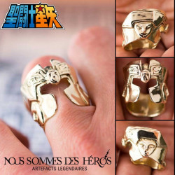  SAINT SEIYA Bague Chevalier Des Gémeaux Plaqué Or NSDH