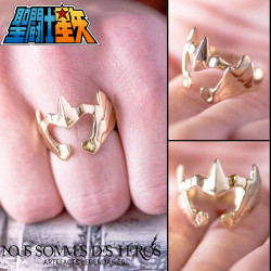  SAINT SEIYA Bague Chevalier Du Sagittaire Plaqué Or NSDH