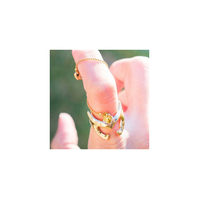SAINT SEIYA Bague Chevalier Du Scorpion Plaqué Or NSDH SAINT SEIYA Bague Chevalier Du Scorpion Plaqué Or NSDH