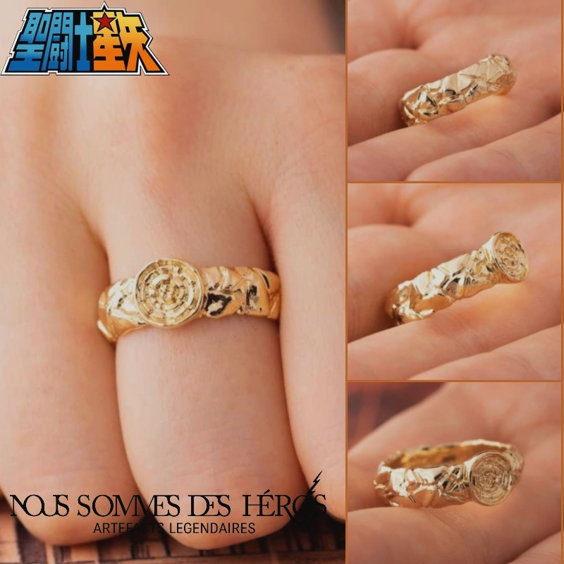 Bague Anneau Nibelungen Hilda De Polaris – Saint Seiya – Chevaliers Du Zodiaque Or
