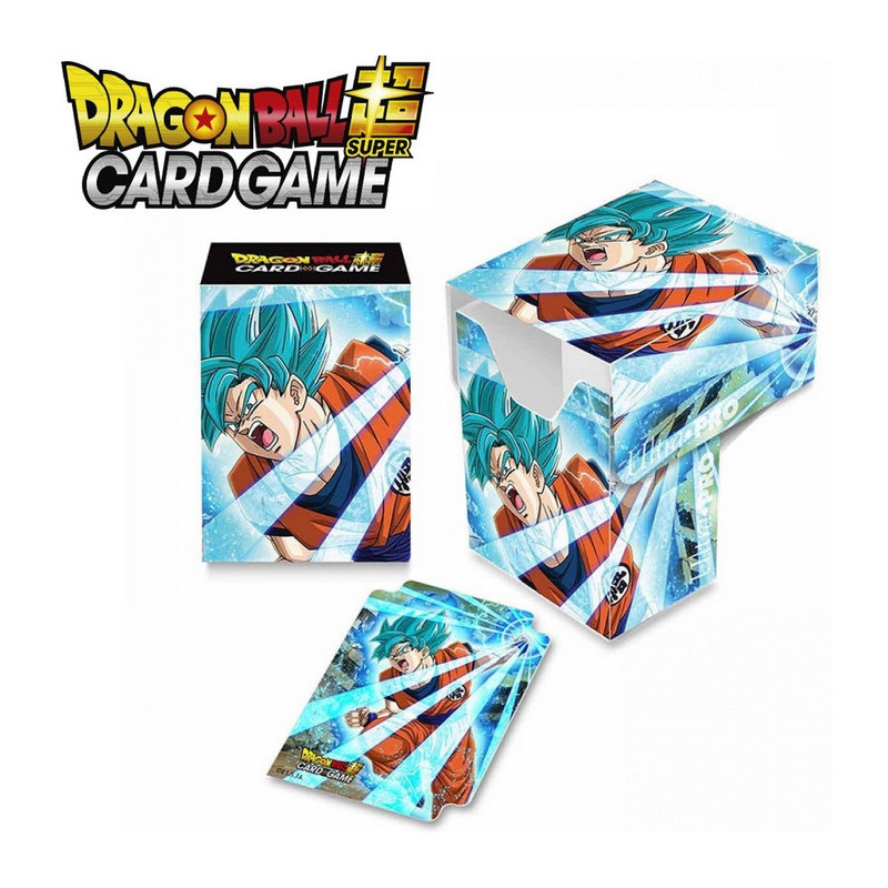 DRAGON BALL SUPER Card Game Deck Box Goku Blue Ultra Pro