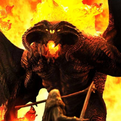 LE SEIGNEUR DES ANNEAUX Statue Gandalf Vs. Balrog Prime 1 Studio