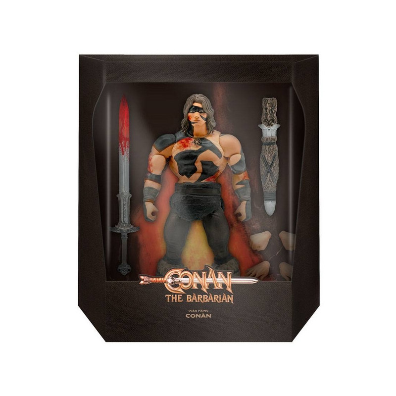 CONAN LE BARBARE Figurine Ultimates Conan War Paint Super7