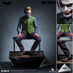  THE DARK KNIGHT Statue Heath Ledger Joker Special Edition Queen Studios