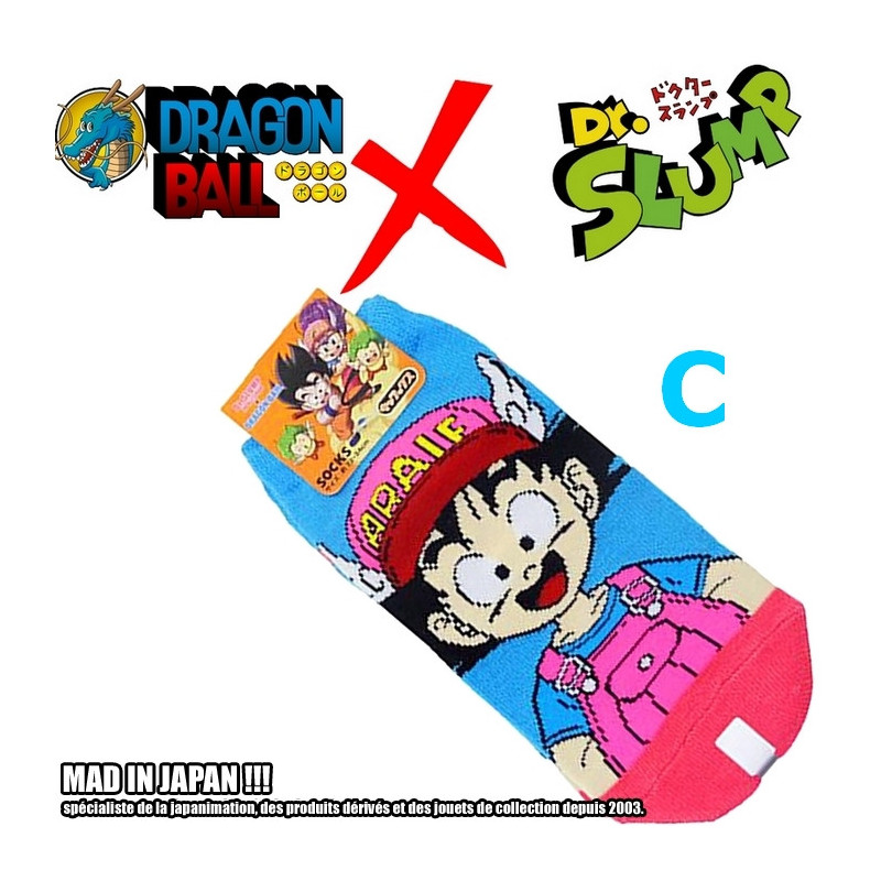 DRAGON BALL X DR SLUMP chaussette enfant modèle C DRAGON BALL X DR SLUMP chaussette enfant modèle C
