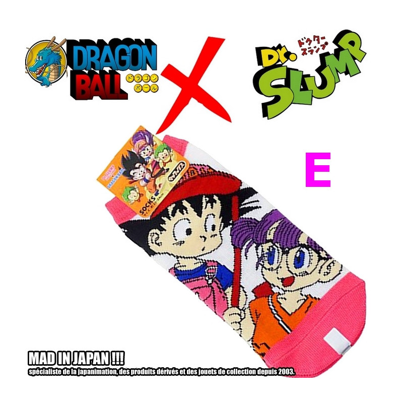 DRAGON BALL X DR SLUMP chaussette enfant modèle E DRAGON BALL X DR SLUMP chaussette enfant modèle E