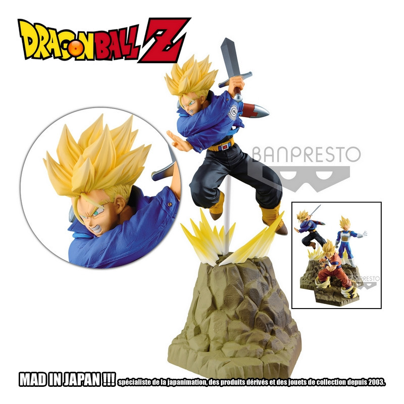 Banpresto Figura Dragon Ball Z – Future Trunks Super Saiyan – Absolute Perfection, 15 Cm