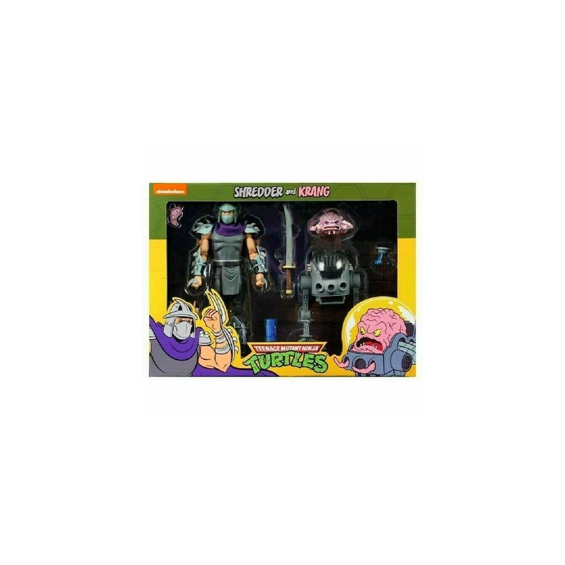 TORTUES NINJA Pack Figurines Shredder vs Krang in Bubble Walker Neca TORTUES NINJA Pack Figurines Shredder vs Krang in Bubble Walker Neca