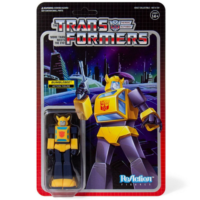 TRANSFORMERS Figurine ReAction Bumblebee Super7 TRANSFORMERS Figurine ReAction Bumblebee Super7