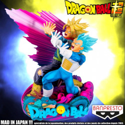  DRAGON BALL SUPER Vegeta & Trunks Super Master Stars Diorama Banpresto The Brush II