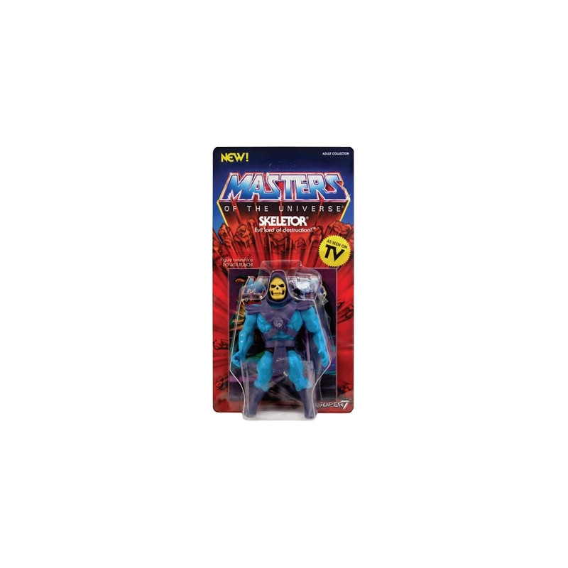 MAITRES DE L'UNIVERS Figurine Skeletor Vintage Collection Super7 MAITRES DE L'UNIVERS Figurine Skeletor Vintage Collection Super7