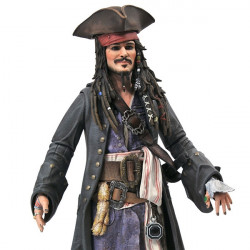 PIRATES DES CARAIBES Figurine Deluxe Jack Sparrow Diamond Select